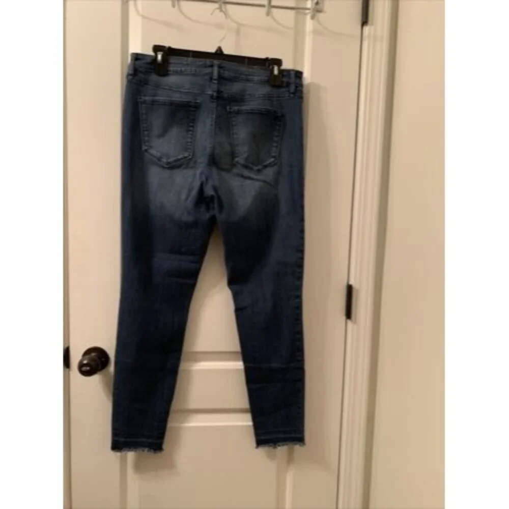 William Rast Women's Destroyed Distressed Denim Jeans w/Pockets Blue Size 32